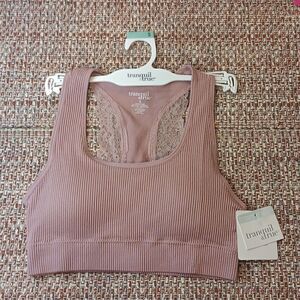 New Racerback Seamless Bra By Tranquil & True‎ Small New With Tags